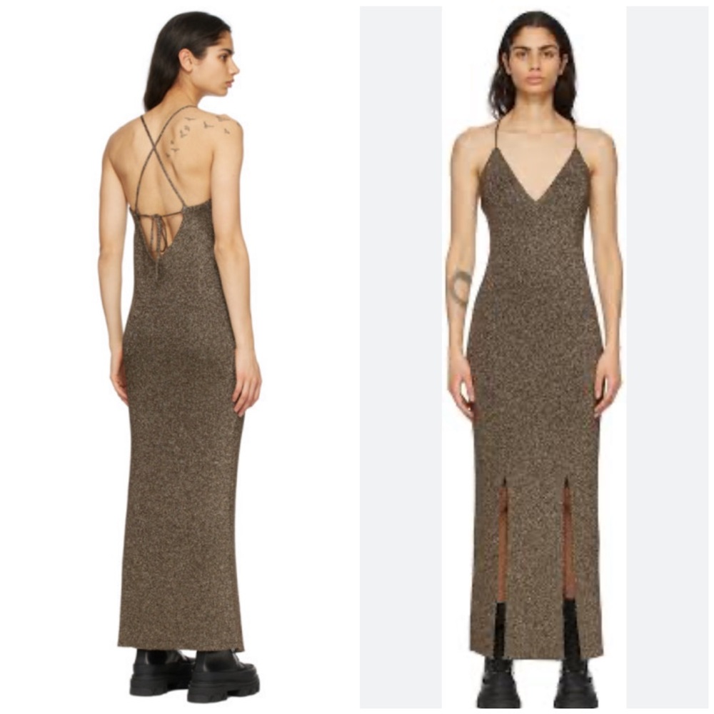 Ganni knit guilter dress